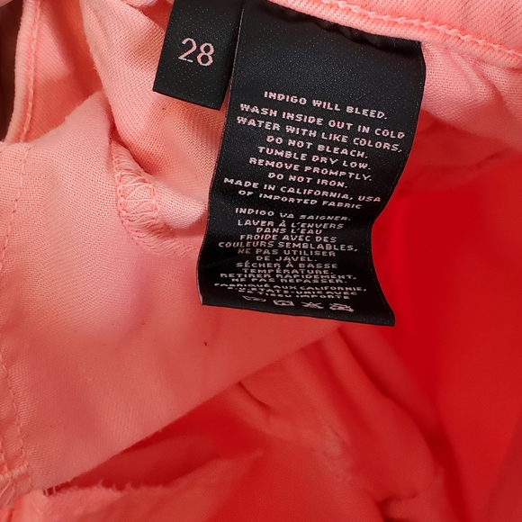 J Brand Skinny Crop Flamingo Mid Rise Jeans Size 28 ~ Casual Twee Streetwear - Picture 13 of 13